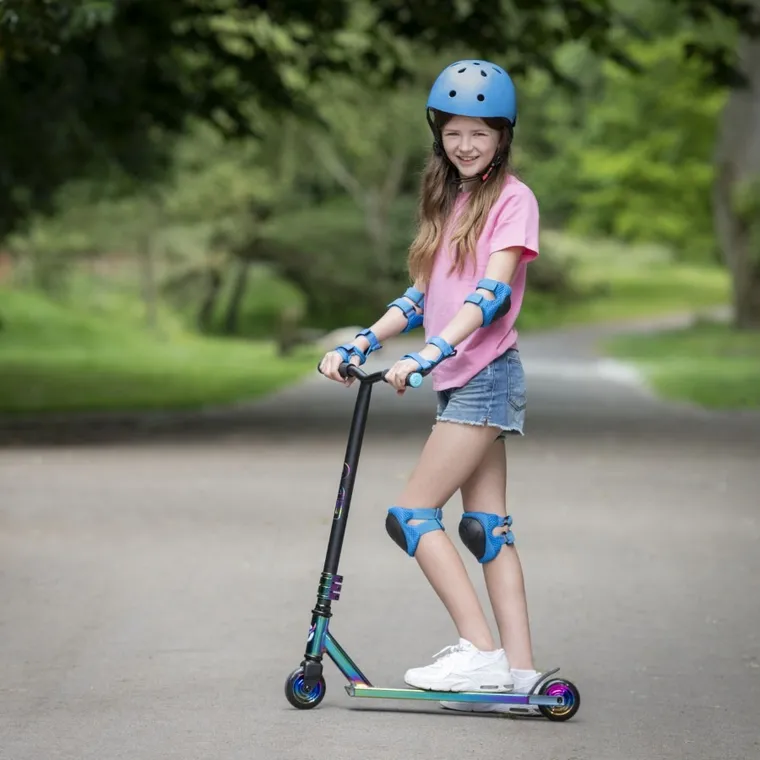 EVO, Neo-Frenzy Stunt Scooter, hulajnoga wyczynowa, kolorowa