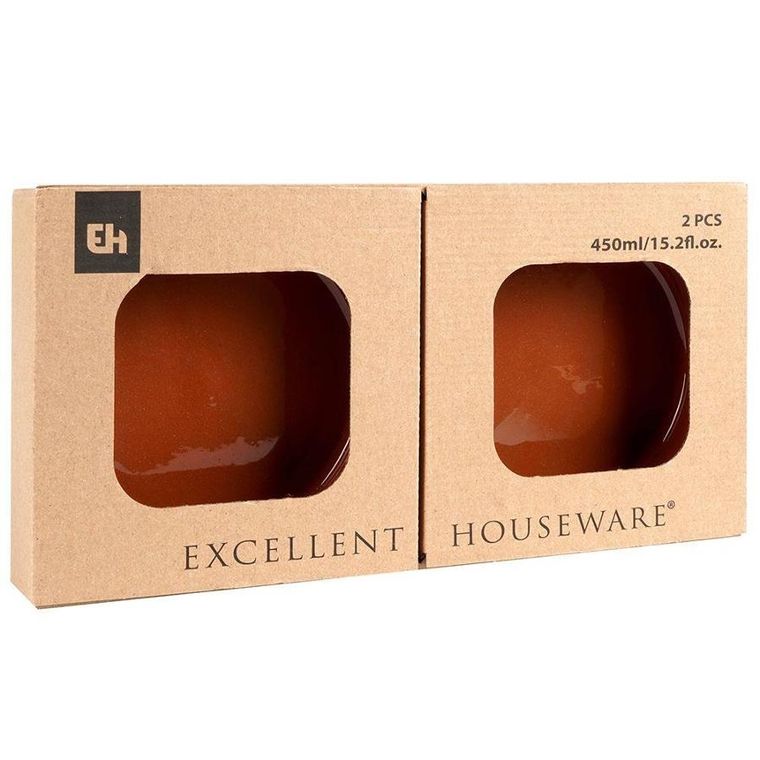 Excellent Houseware, naczynie do zapiekania, 450 ml, 2 szt.