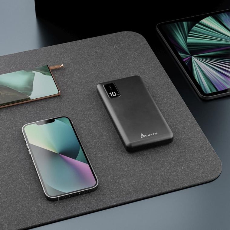 Extralink, EPB-098B 10000mAh, powerbank, USB-C