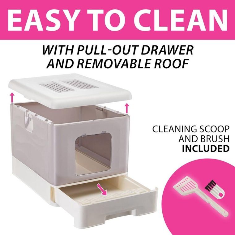 Ferplast, Sahara, kuweta dla kota, zielona