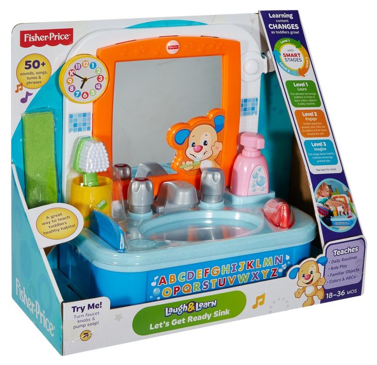 Fisher-Price, Laugh & Learn, Umywalka malucha, zabawka interaktywna