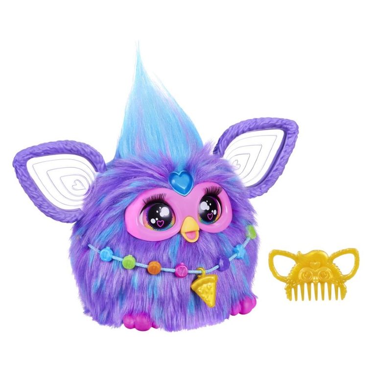 Furby 2.0, zabawka interaktywna, fioletowa