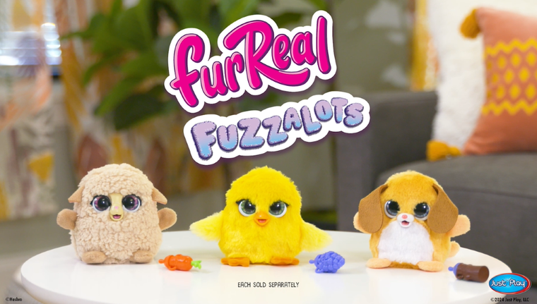 Furreal Friends, Fuzz A Lots, brązowy piesek ze świecącym serduszkiem, maskotka interaktywna