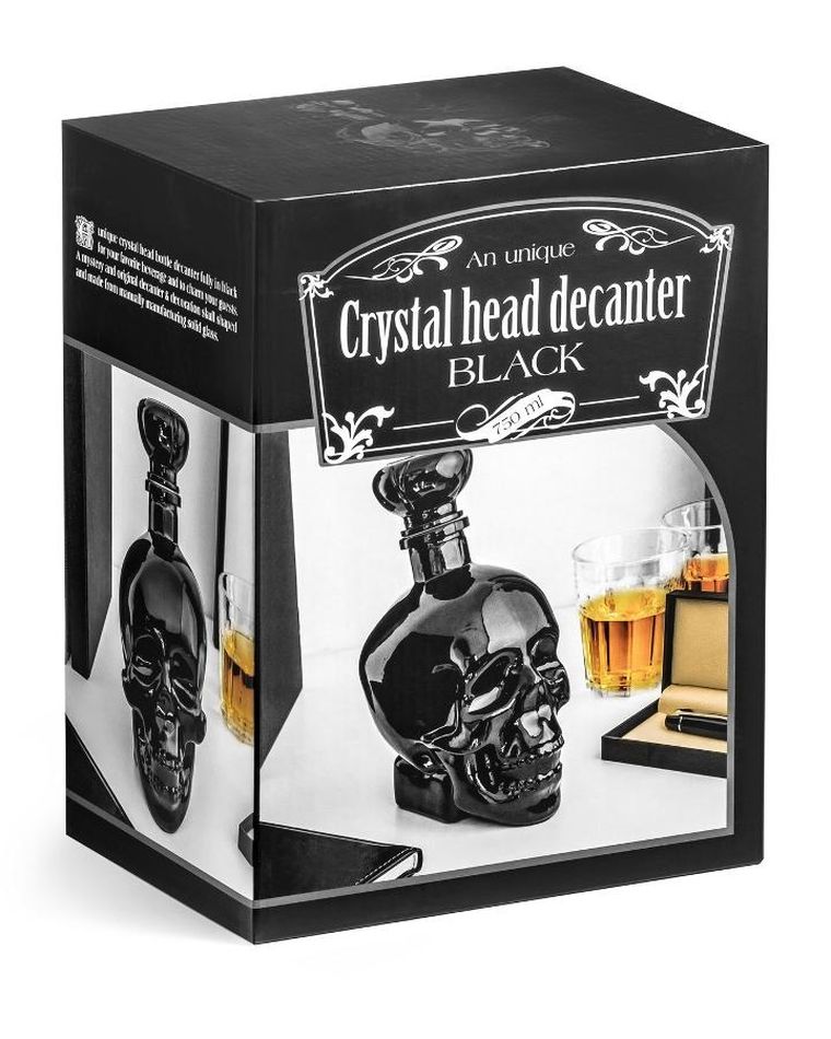 Gadget Master, karafka, czarna czacha, 750 ml