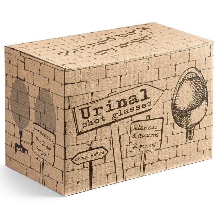 Gadget Master, kieliszki, pisuary, 2 szt.