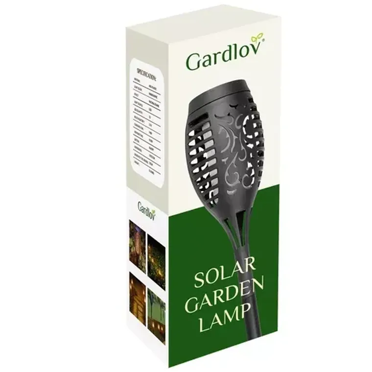 Gardlov, lampa ogrodowa solarna, pochodnia