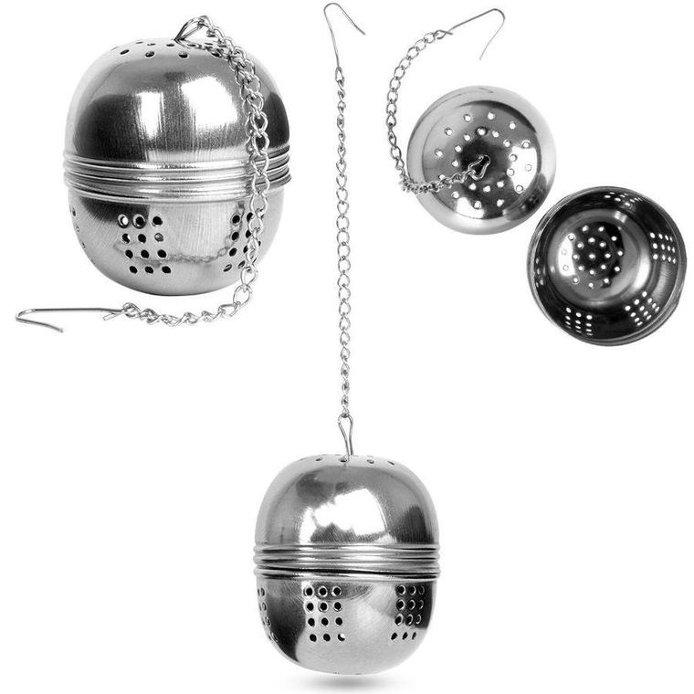 Get-It, sitko do zaparzania herbaty ziół, stalowe