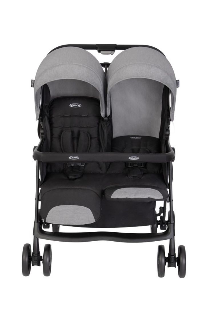 Graco, DuoRide, wózek spacerowy dla bliźniąt, Steeple Gray