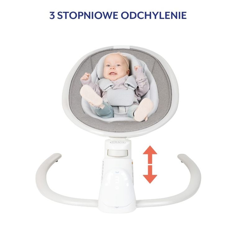 Graco, Sway'n Grow, leżaczek bujaczek, Heather