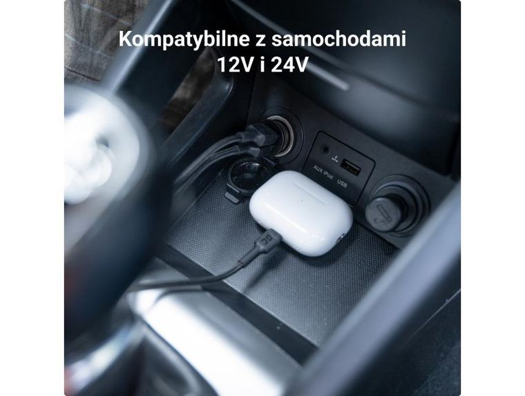 Green Cell, ładowarka samochodowa, GC PowerRide Nano36, 36W, 6A, 2xUSB-A