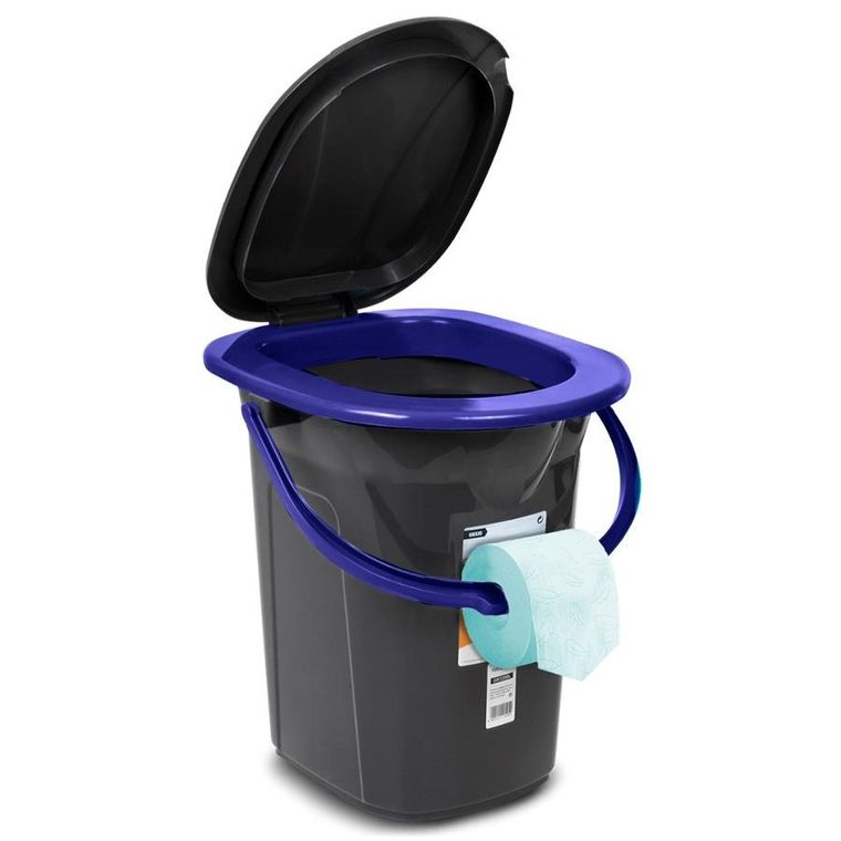 GreenBlue, toaleta turystyczna, czarno-granatowa, GB320BB