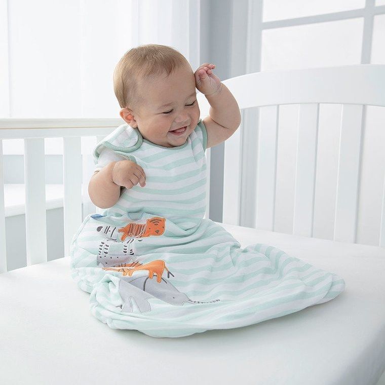 Gro Company, Grobag Jungle Stack, śpiworek, grubość 1 tog, 0-6m