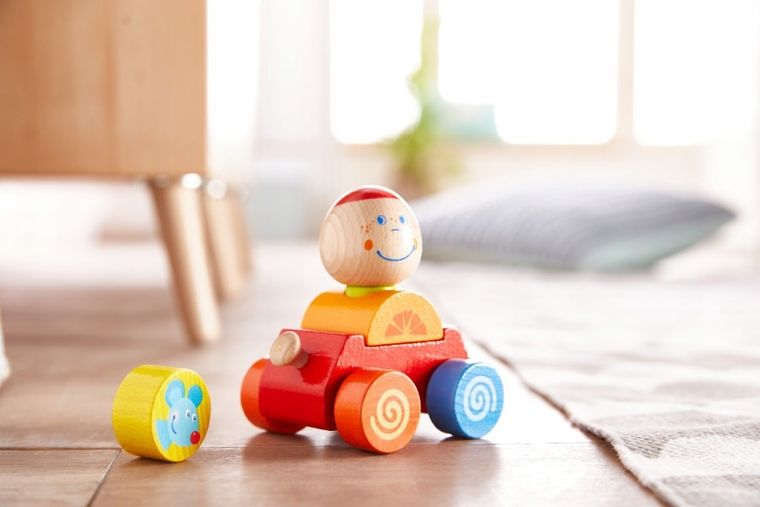 Haba, Ben, Auto odkrywców, pojazd drewniany