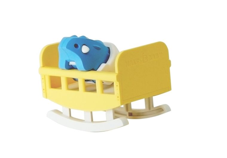 HalfToys, magnetyczna figurka do składania, Dinozaur Ankylozaur Baby, 5 elementów