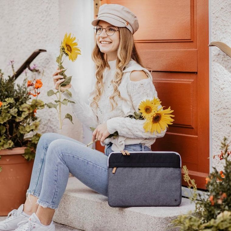 Hama, etui na laptopa, florenz, 13,3", czarno szare