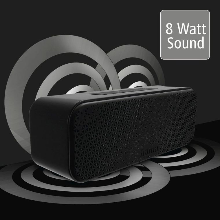 Hama, głośnik mobilny bluetooth, powerbrick 20, czarny