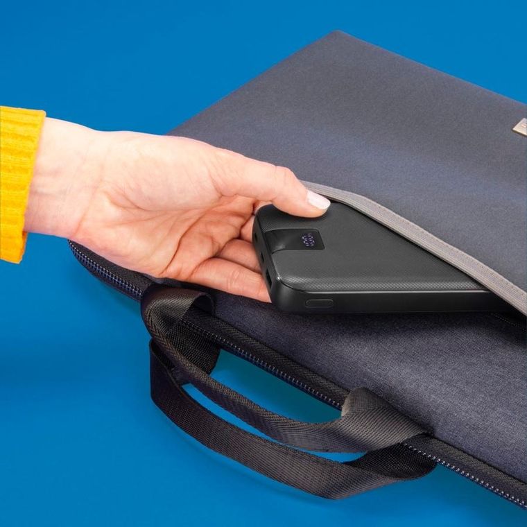 Hama, PD10, powerbank, 10000 mAh, power delivery, szary