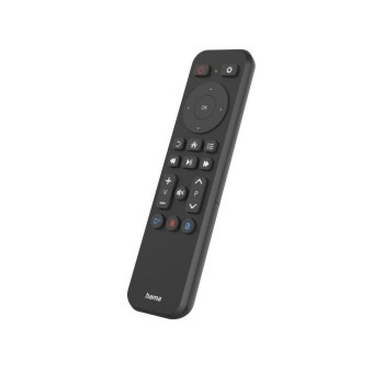 Hama, pilot uniewersalny smart tv 2w1, obsługa Netflix, Prime video, Disney+