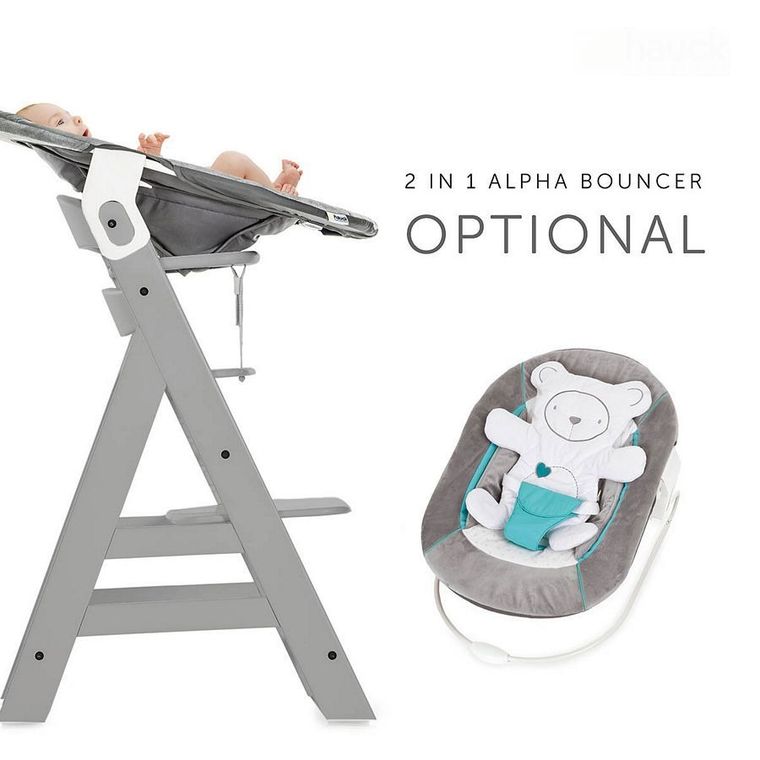 Hauck, Alpha+, krzesełko do karmienia, Grey