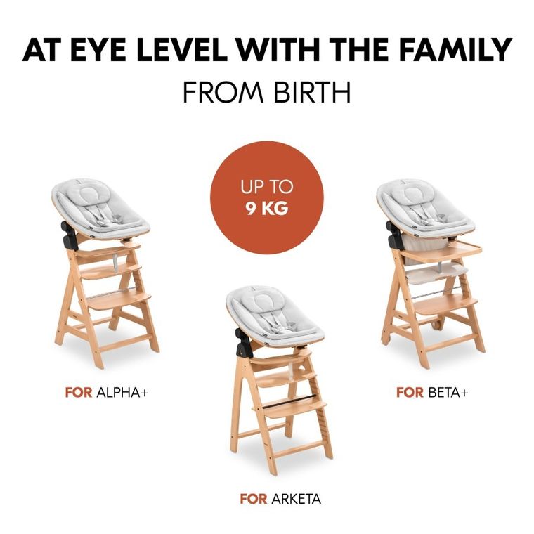 Hauck, Eco Light, leżaczek, grey