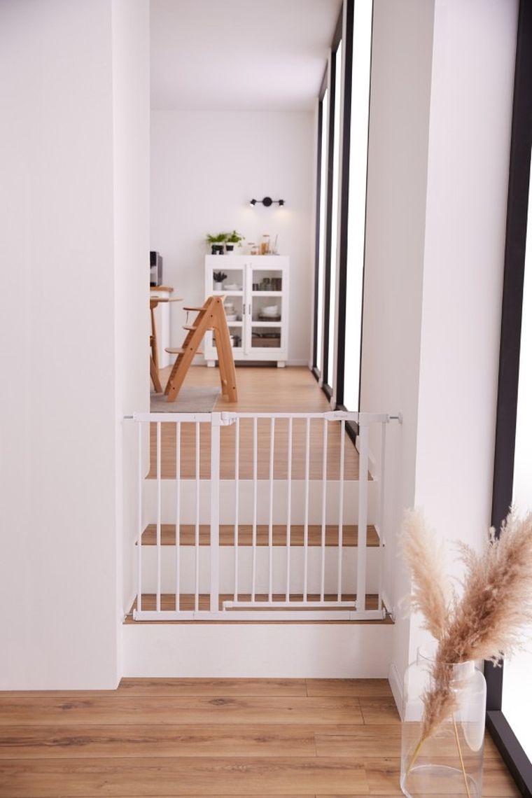 Hauck, Open N Stop 2, bramka zabezpieczająca, 21 cm rozszerzenie, white