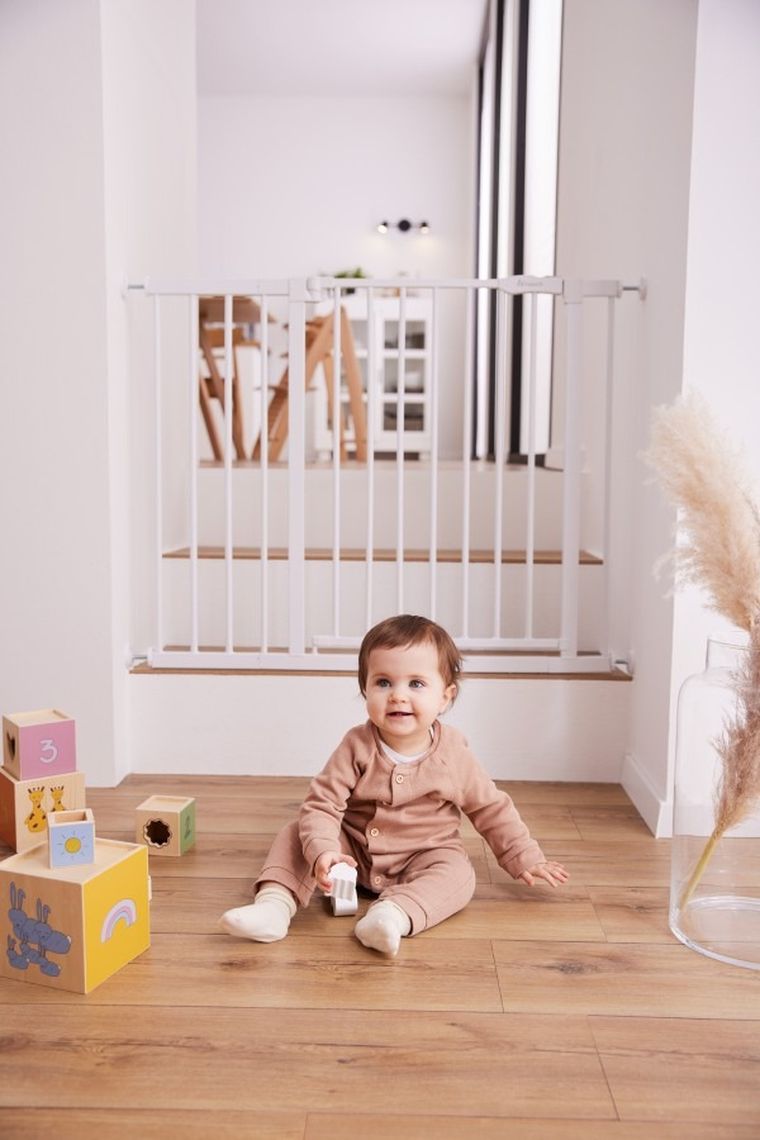 Hauck, Open N Stop 2, bramka zabezpieczająca, dark grey