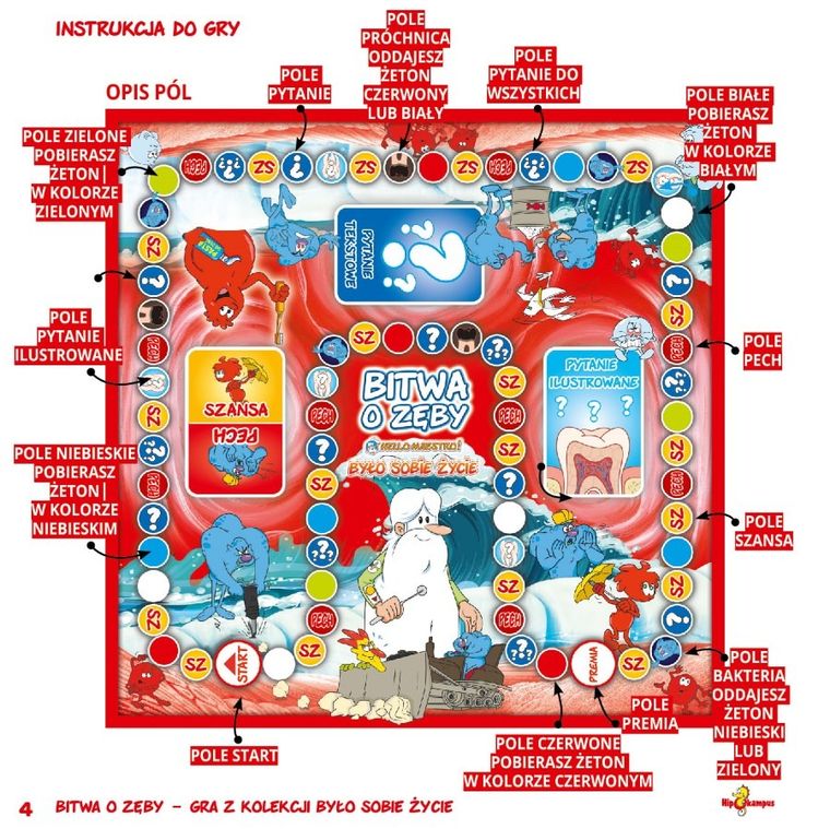 Hipokampus, Było sobie życie, Bitwa o zęby, gra familijna