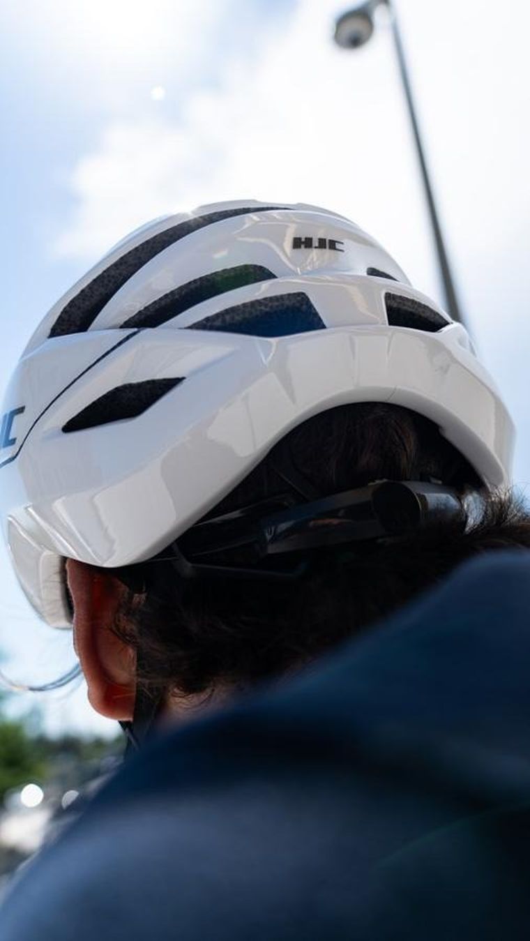 HJC, Crosser, kask rowerowy, biały, rozmiar L