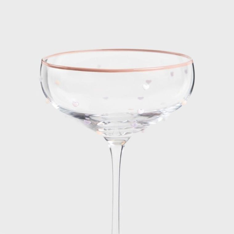 Homla, Amanti, kieliszek w serduszka na martini, 0,2l, 731723