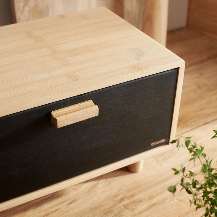 Homla, Bambou, chlebak, czarny, 35-23 cm