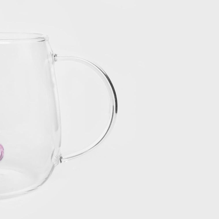 Homla, Corazon, szklanka z uchem, 0,4l, 724596