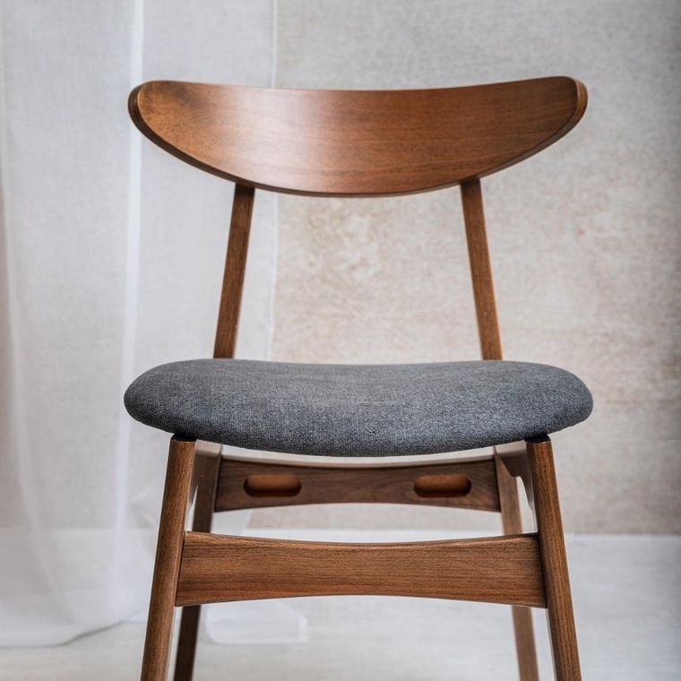 Homla, Eroso, krzesło, brązowe, 48-55,5-74,8 cm