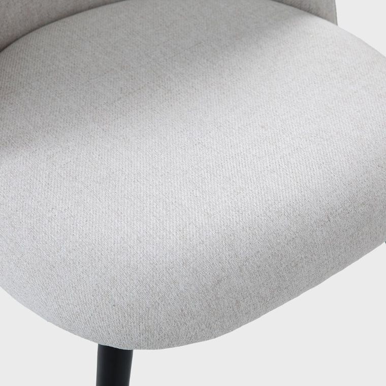 Homla, Ludi, krzesło, beżowe, 50-53-85 cm