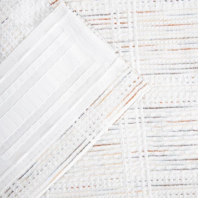 Homla, Siera, zasłona, z ozdobnym wielobarwnym strukturalnym wzorem, 140-250 cm