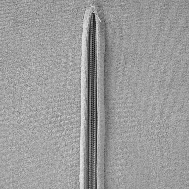 Homla, Vinnis, Fotel z podnóżkiem szary, 96-69-82 cm, 856681