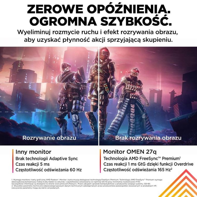 HP, monitor LED, QHD 27", OMEN 27q, 780H4E9, 165Hz