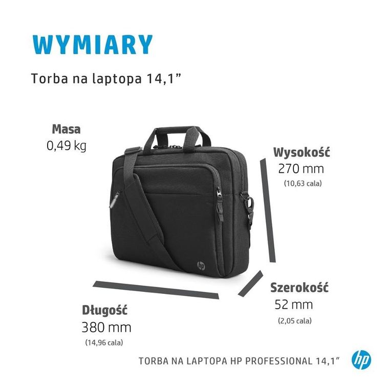HP, Torba Renew Business do Notebooka 14,1", czarna 500s8aa