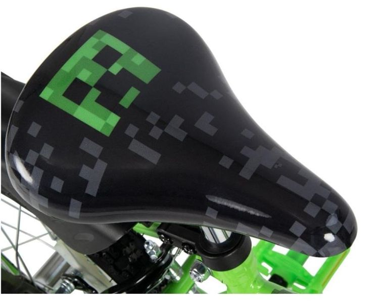 Huffy, Minecraft, rower, 16", zielony