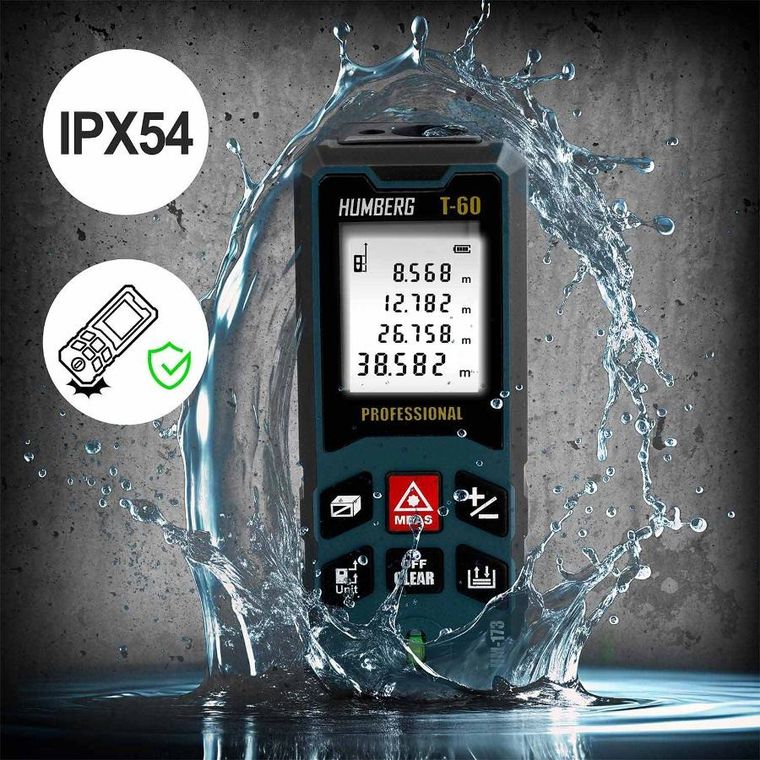 Humberg, dalmierz laserowy, 60 m, HM-173