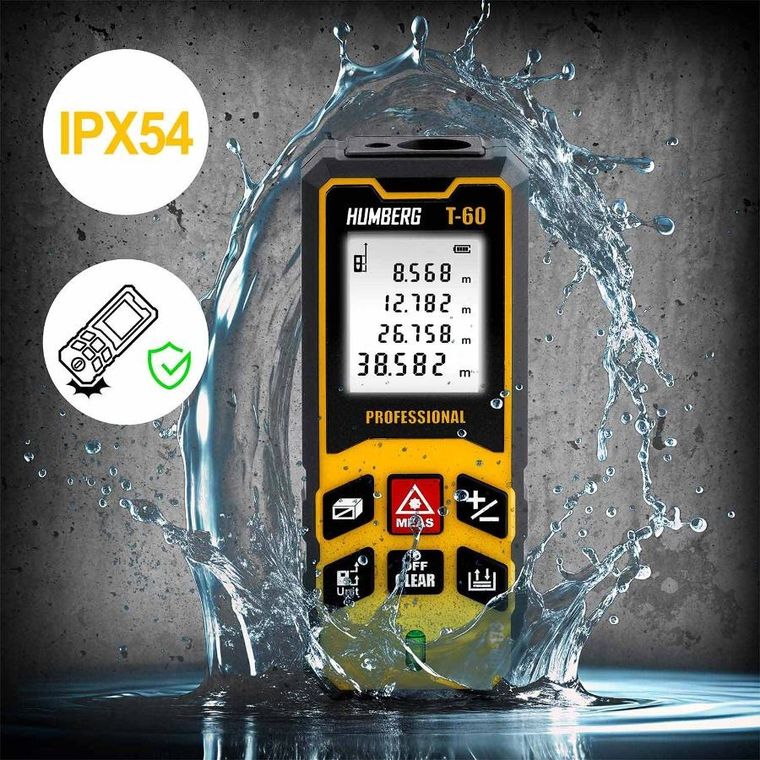 Humberg, dalmierz laserowy, 60 m, HM-173