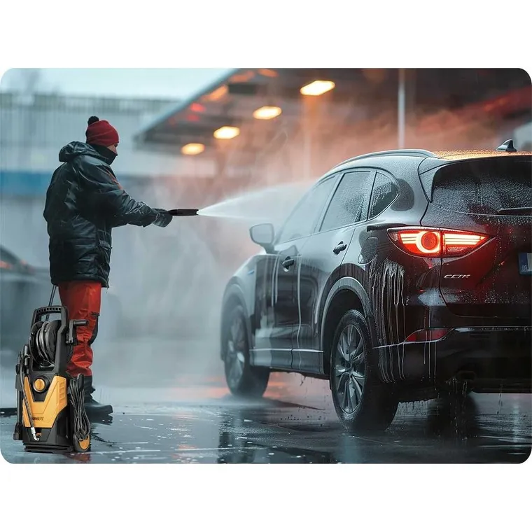 Humberg, myjka ciśnieniowa ze zwijakiem, 1800W, HM-300