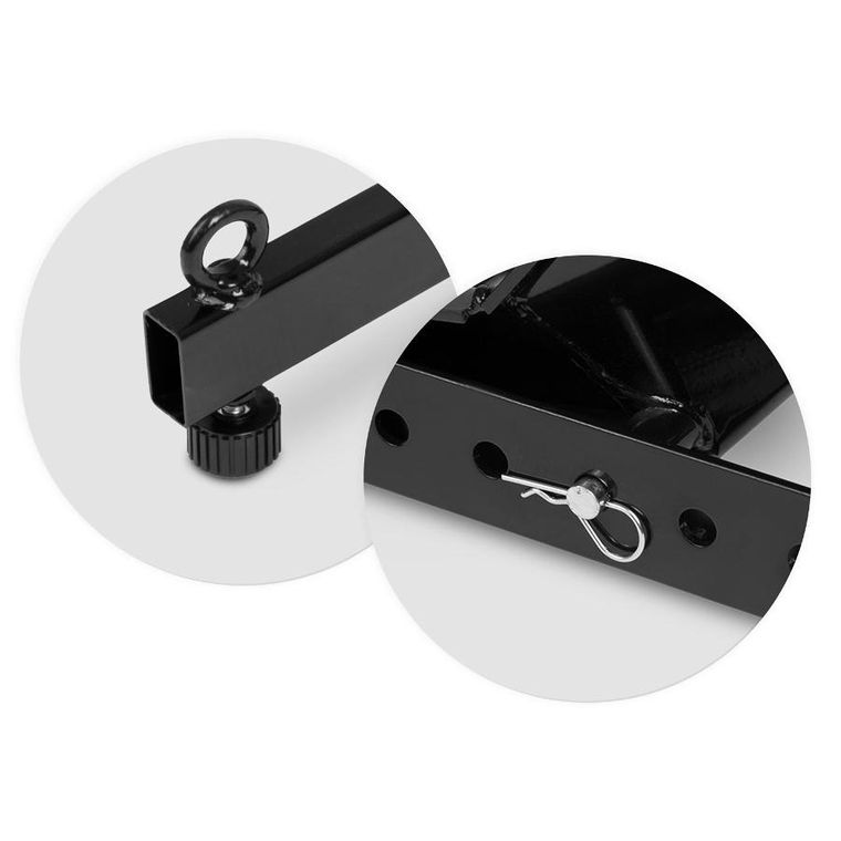 Humberg, stojak motocyklowy na przednie koło, czarny