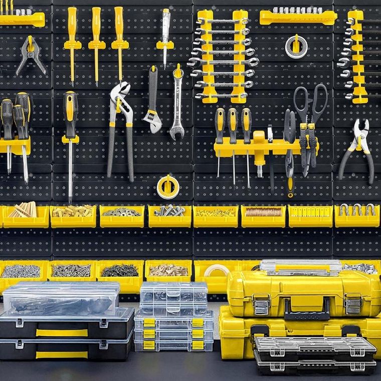 Humberg, tablica narzędziowa, warsztatowa, 128-76 cm, HM-580