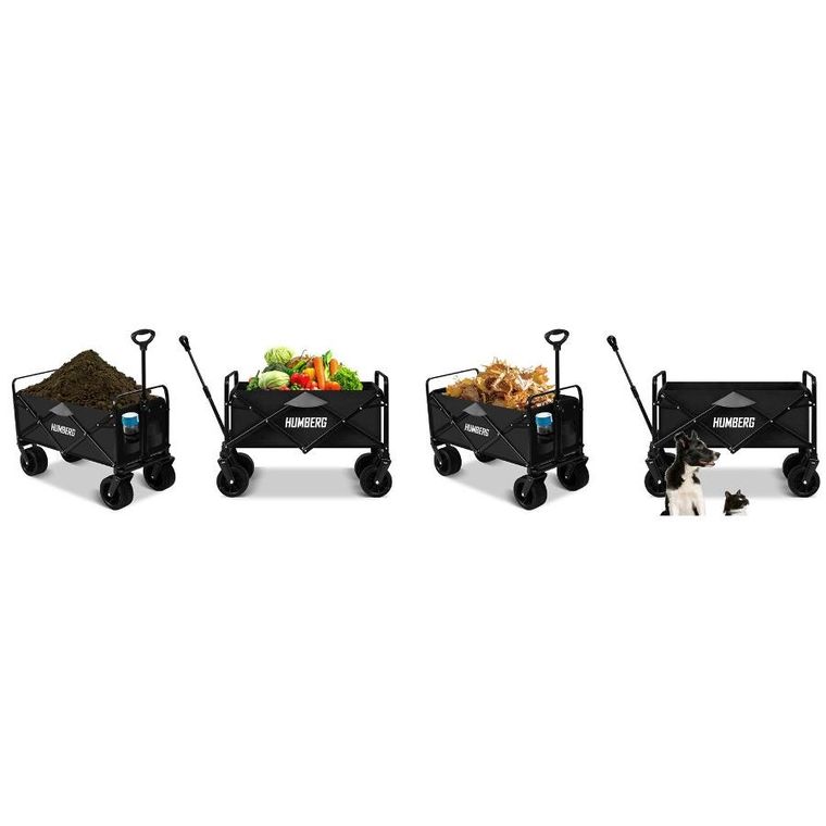 Humberg, wózek transportowy, składany, 100l