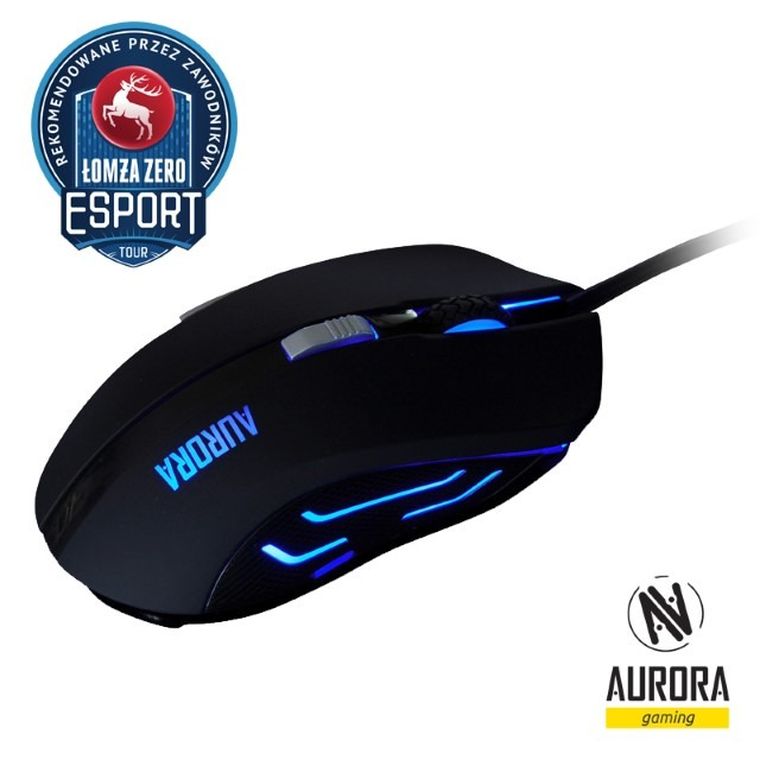 Ibox, mysz, komputerowa, Aurora, A-1 IMOGS9031, optyczna, 2400 DPI, czarna