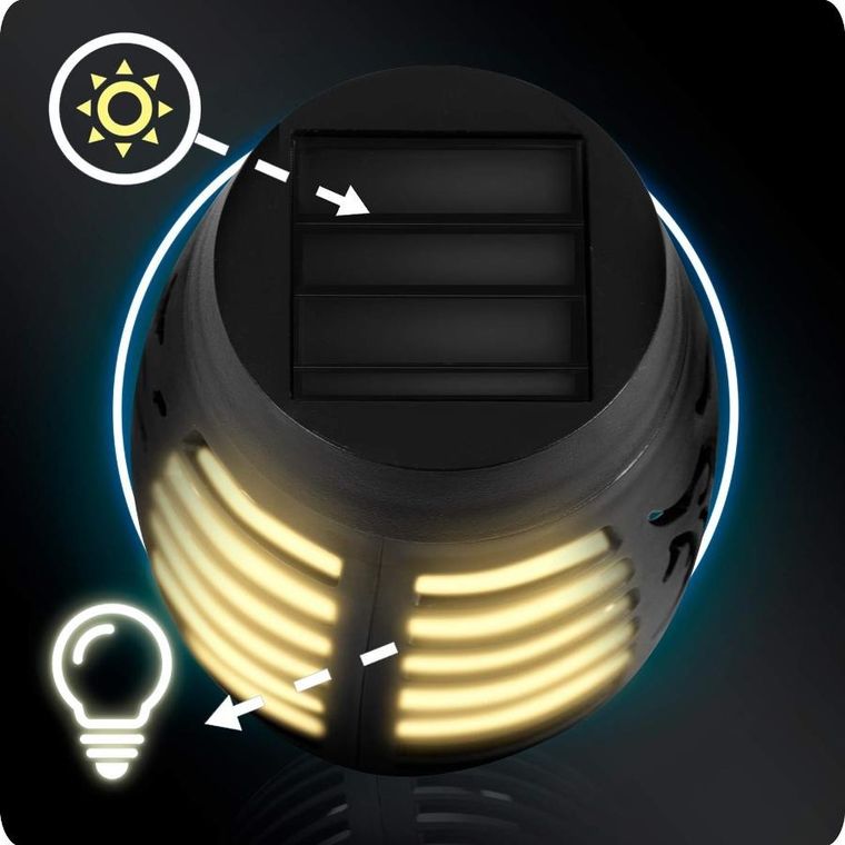 Ilumen, lampka solarna, pochodnia, 2 szt.