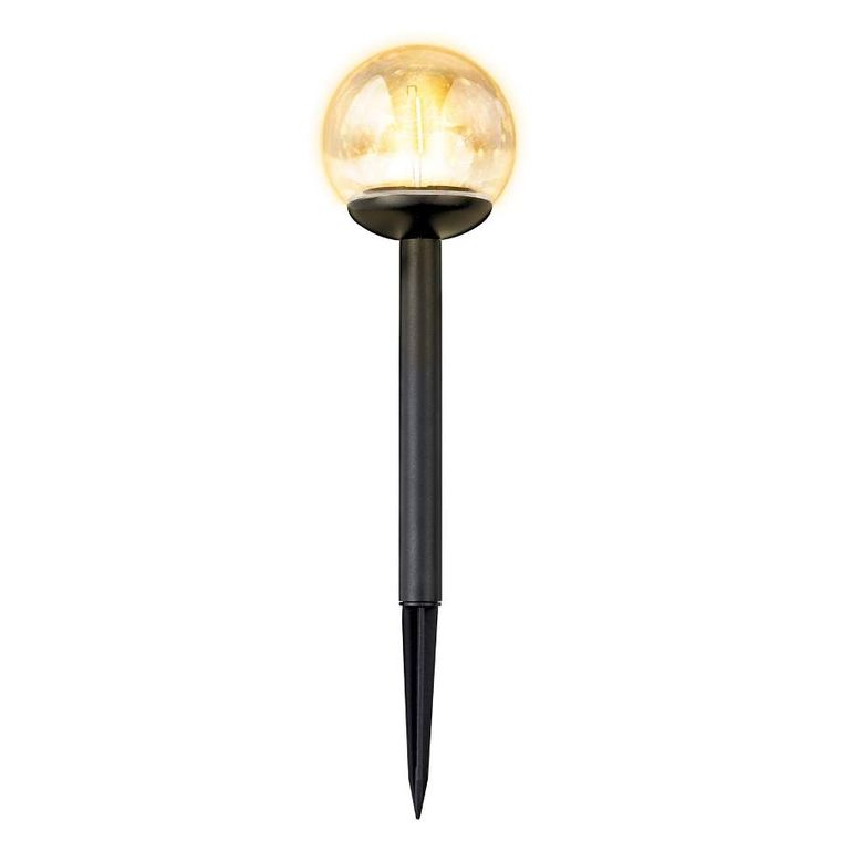 Ilumen, lampka solarna, przeźroczysta, kula, 4 szt.