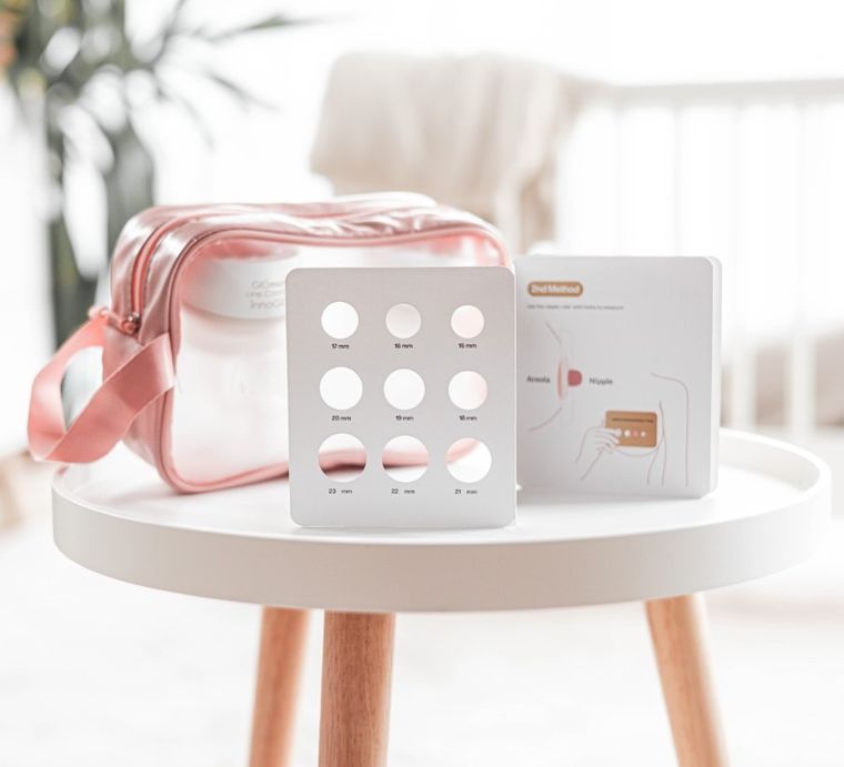 InnoGIO, GIOmumLine Comfort, laktator elektryczny, muszlowy, podwójny