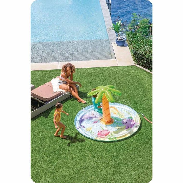 Intex, basen dmuchany, wyspa z palmą, 104-173 cm