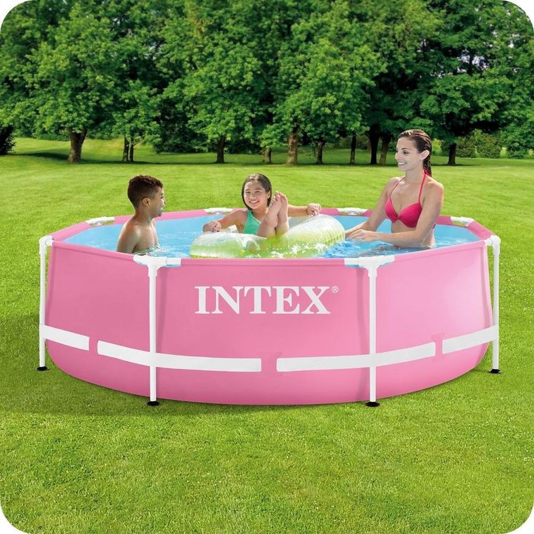 Intex, Basen ogrodowy stelażowy 244-76 cm, 28290